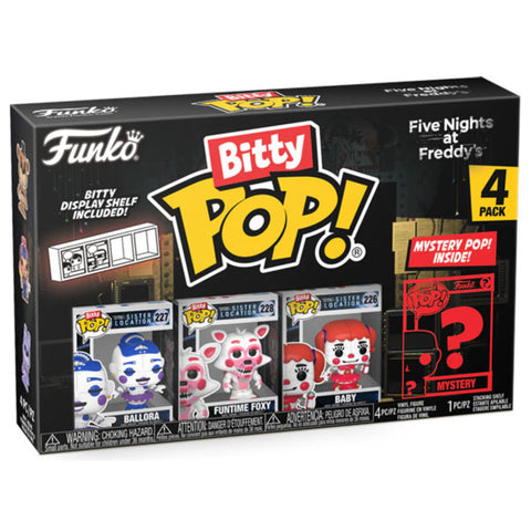 Image of Five Nights at Freddy's - Ballora Bitty Pop! 4-Pack