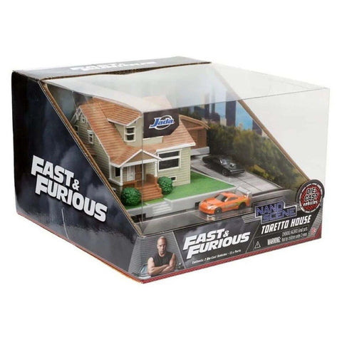 Image of Fast and Furious - Doms House NanoScene with 2 Vehicles