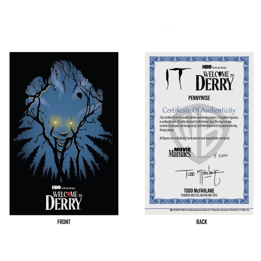 Welcome to Derry - Pennywise 6 Inch Movie Maniacs Figure