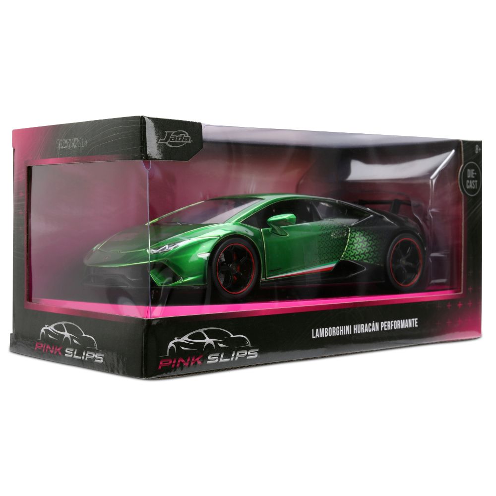 Pink Slips - 1:24 - Lamborghini Huracan (Green) Diecast Vehicle