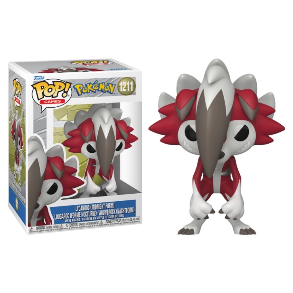 Pokemon - Lycanroc (Midnight Form) Pop! Vinyl