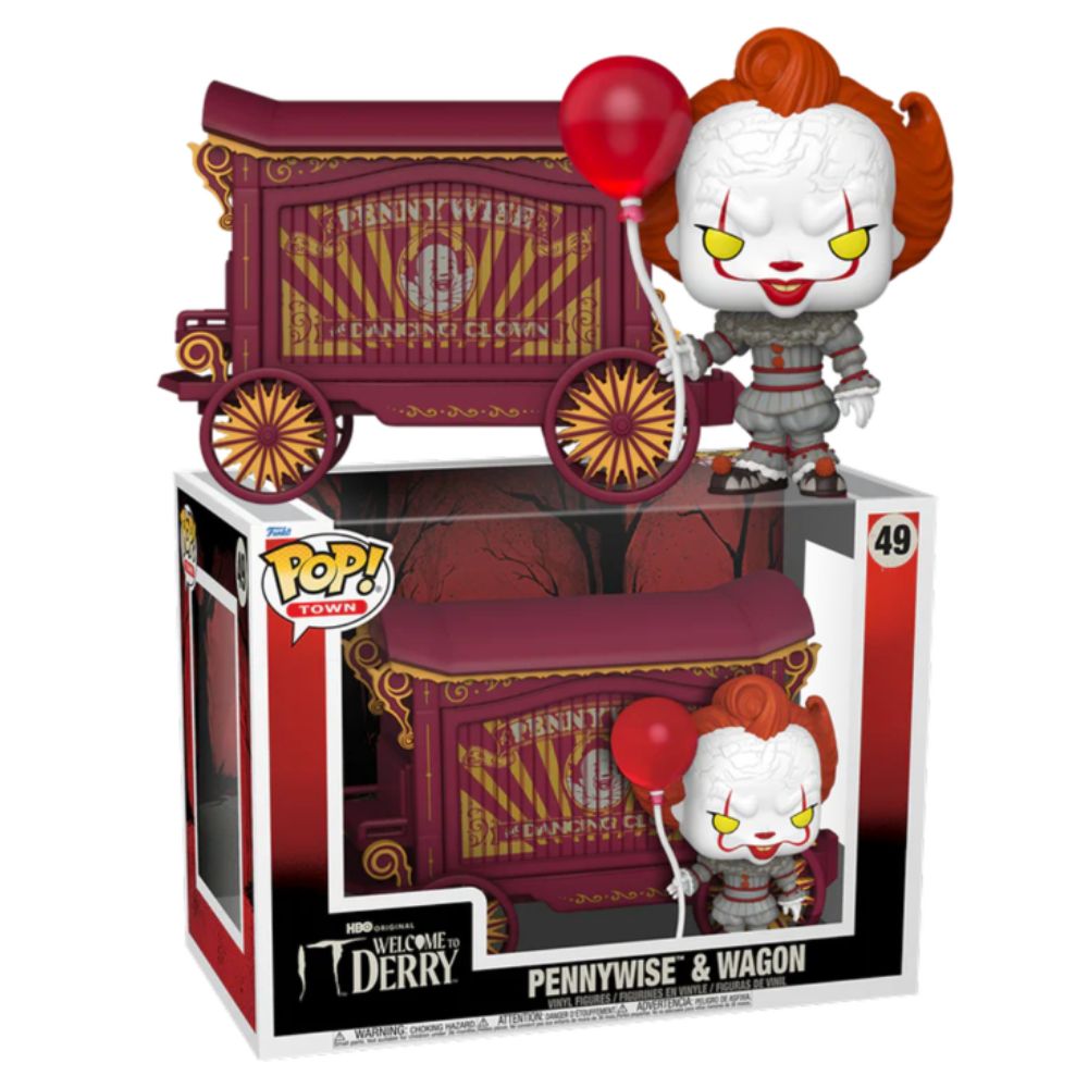 It: Welcome to Derry - Pennywise & Wagon Pop! Town Vinyl