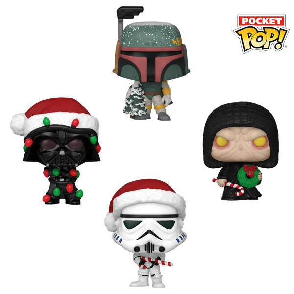 Star Wars - Christmas Tree Holiday Box Pocket Pop! Vinyl 4-Pack