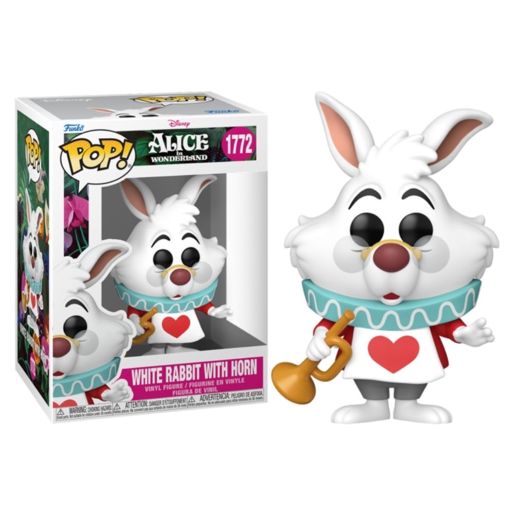Alice in Wonderland (1951) - White Rabbit with Horn Pop! Vinyl