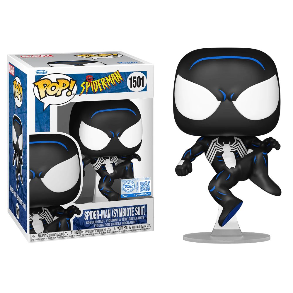 Spiderman: The Animated Series - Black Suit Spidey US Exclusive Pop! Vinyl