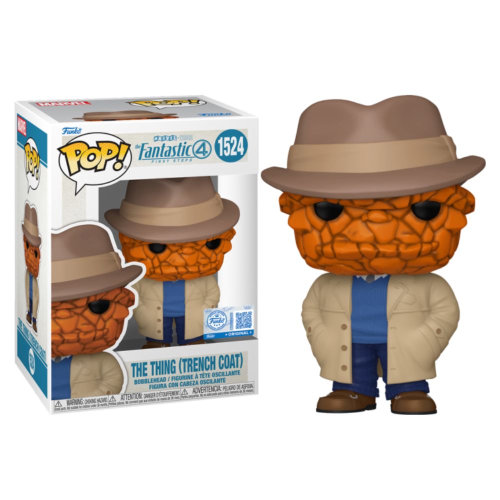 The Fantastic Four: First Steps (2025) - The Thing (Trench Coat) US Exclusive Pop! Vinyl