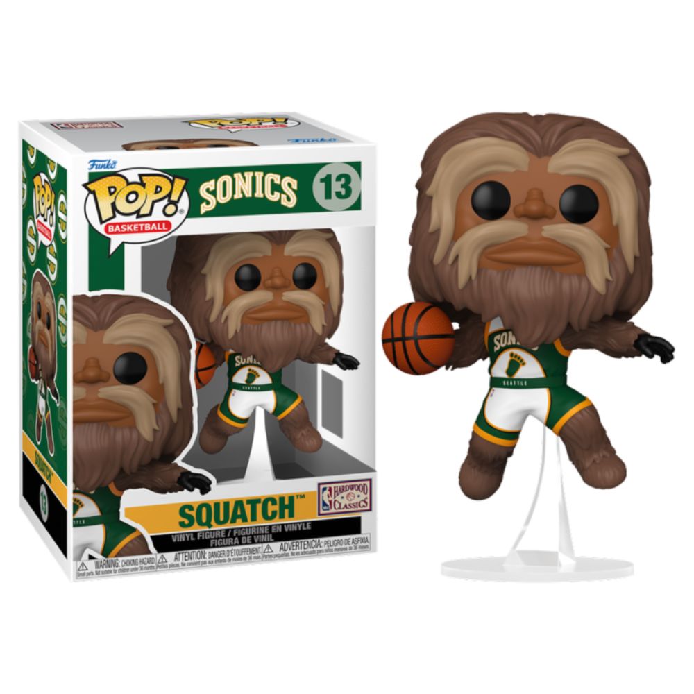 NBA Basketball: Mascots - Squatch (Dunking) Seattle Sonics Pop! Vinyl