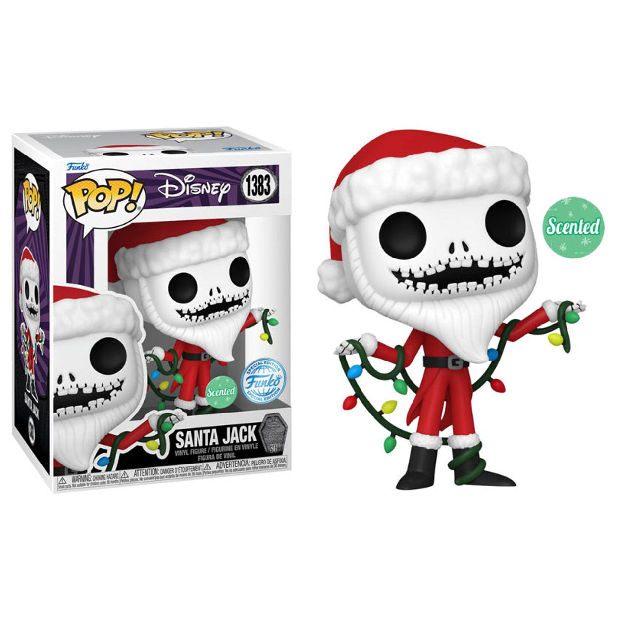 The Nightmare Before Christmas 30th Anniversary - Santa Jack US Exclusive Scented Pop! Vinyl