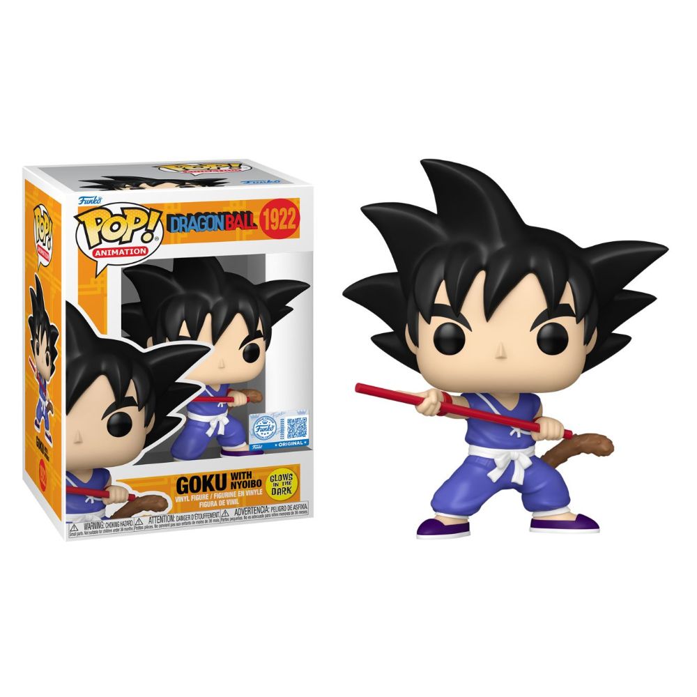 Dragon Ball - Goku with Nyoibou Glow In The Dark US Exclusive Pop! Vinyl