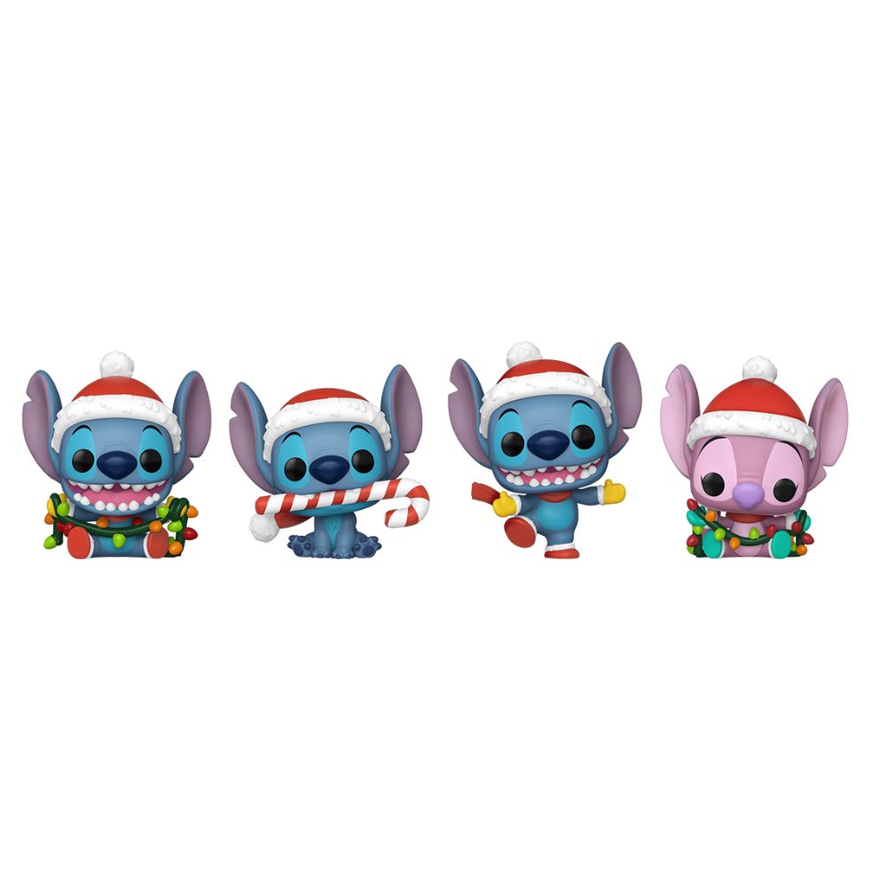 Lilo & Stitch - Holiday Tree Box Pocket Pop! Vinyl 4 Pack