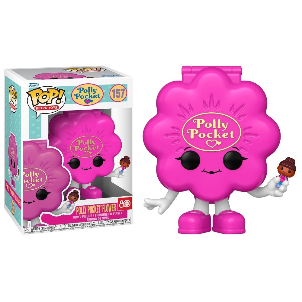 Retro Toys: Polly Pocket - Flower Shell (Pink) Pop! Vinyl