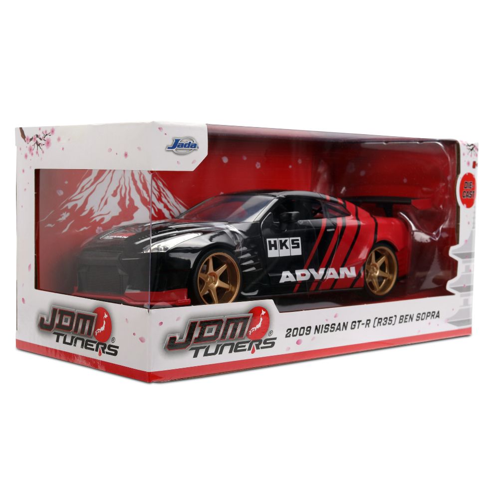 JDM Tuners - 1:24 2009 Nissan GT-R (R35) Ben Sopra Diecast Vehicle