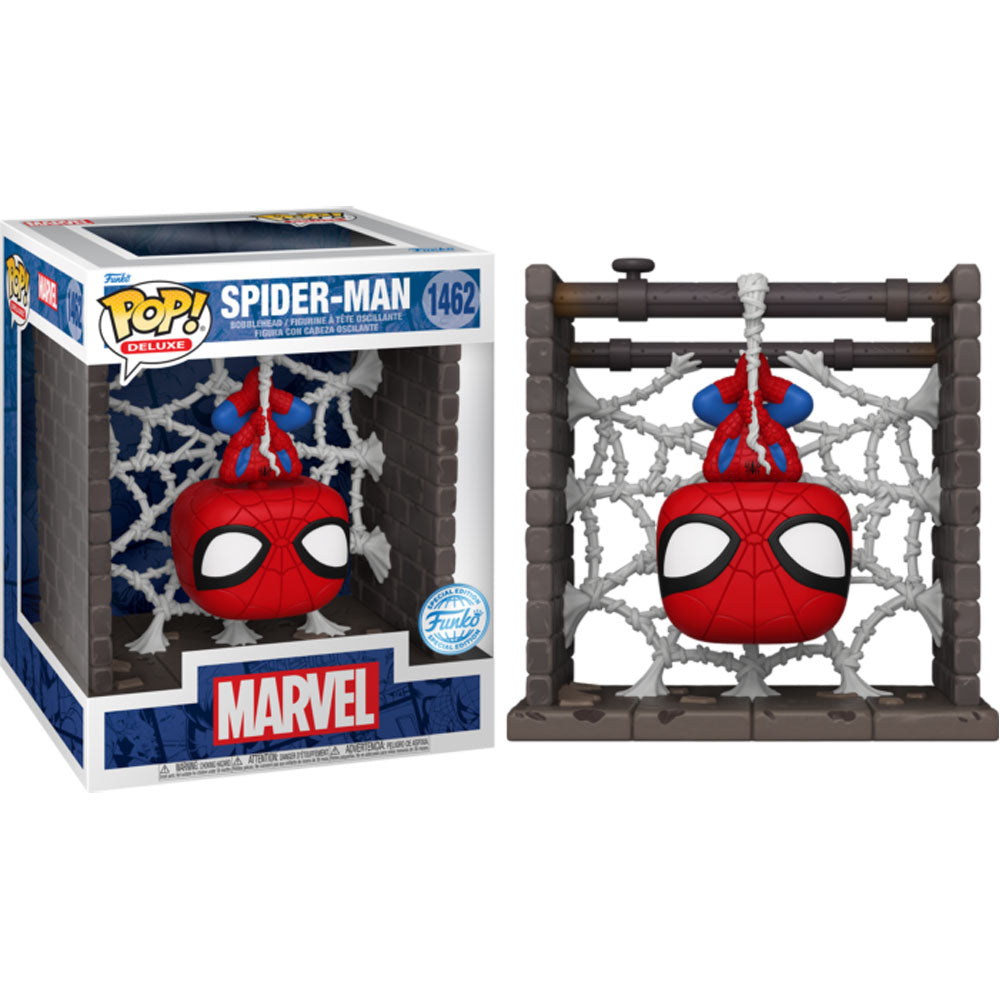Marvel Comics - Spiderman in Webs US Exclusive Pop! Deluxe