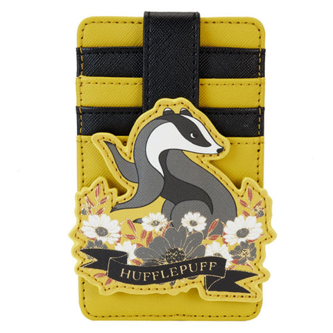 Image of Loungefly - Harry Potter - Hufflepuff House Floral Tattoo Card Holder