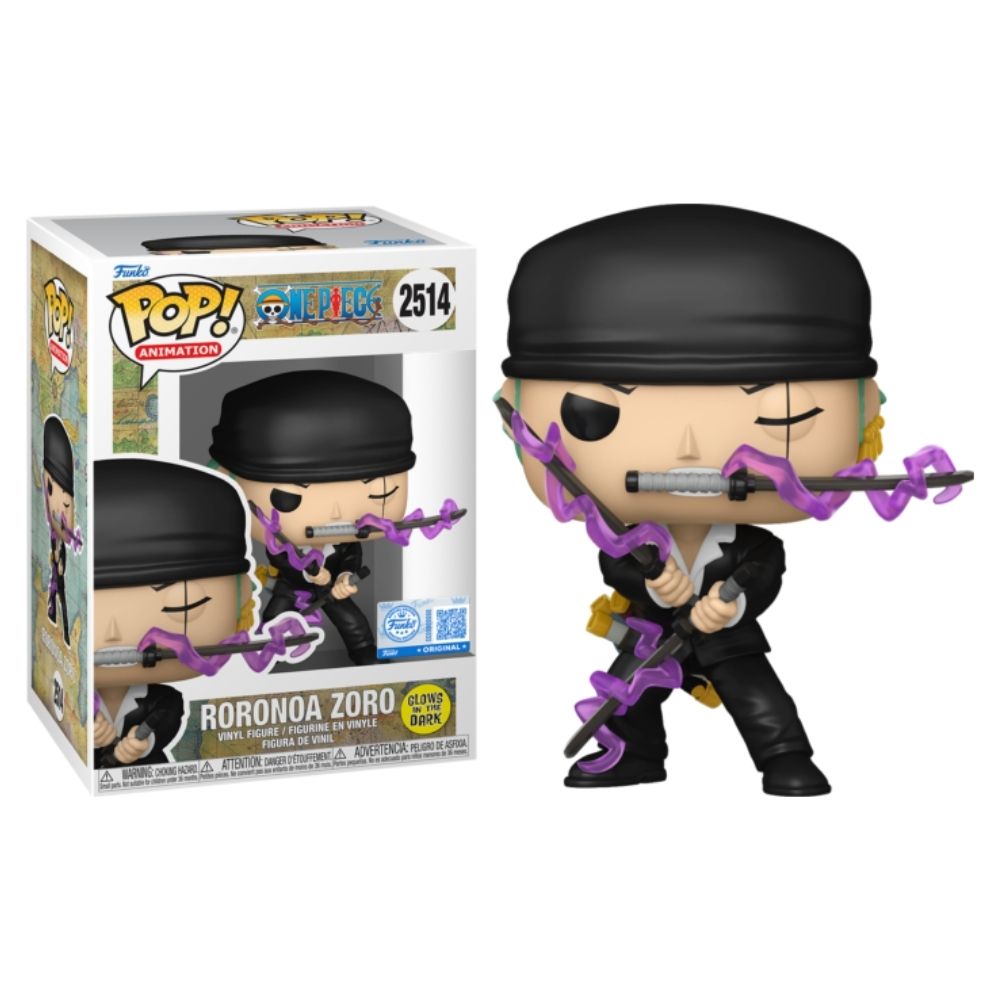 One Piece - Roronoa Zoro (Dressrosa Arc) Glow in the Dark US Exclusive Pop! Vinyl