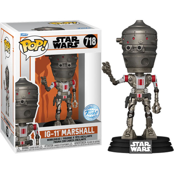 Star Wars - The Mandalorian - IG-11 Marshall US Exclusive Pop! Vinyl