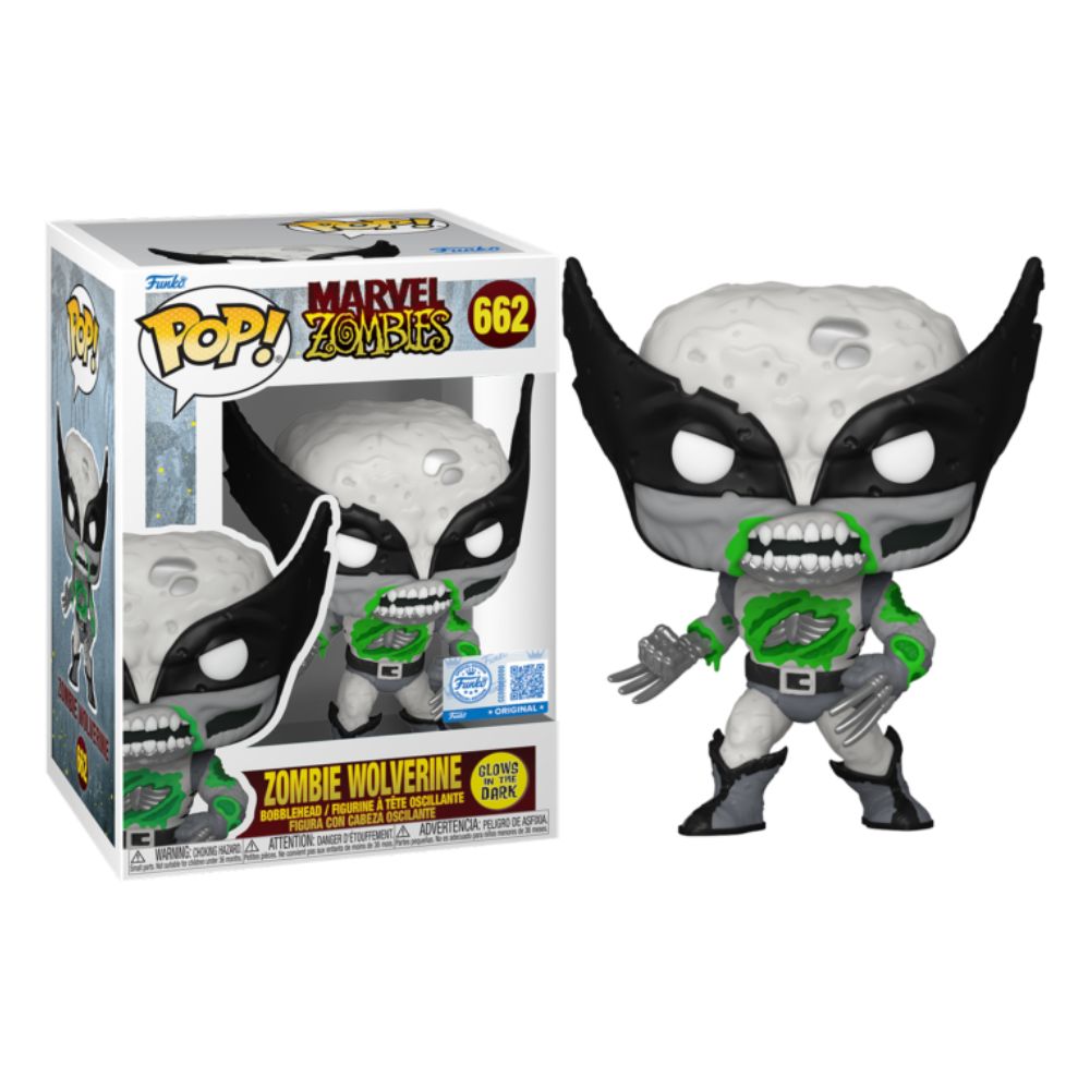 Marvel Zombies - Zombie Wolverine Glow in the Dark US Exclusive Pop! Vinyl