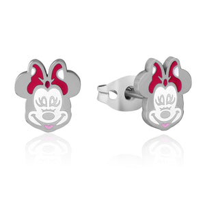 Couture Kingdom - ECC Minnie Mouse Enamel Stud Earrings