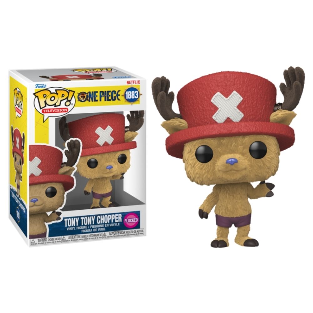 One Piece (2023) - Tony Tony Chopper Flocked Pop! Vinyl