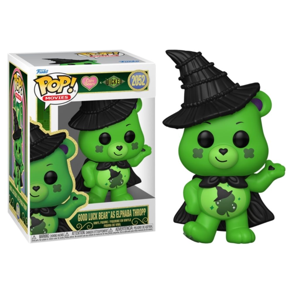 Care Bears x Wicked - Good Luck Bear as Elphaba Thropp Pop! Vinyl