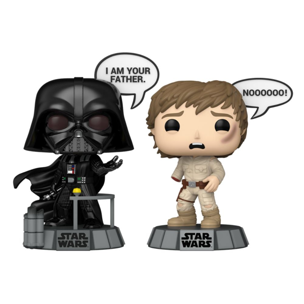 Star Wars - Darth Vader & Luke Skywalker Sayings Pop! Vinyl 2 Pack