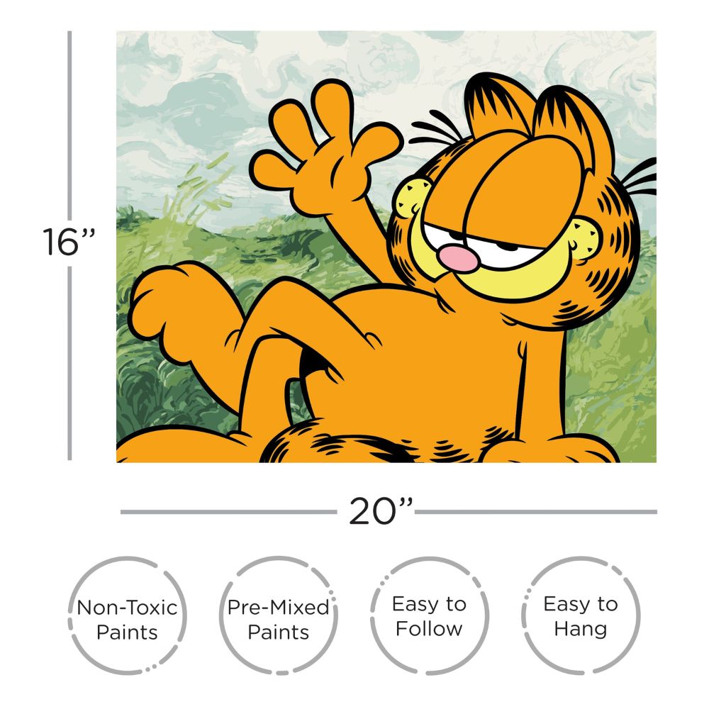 Aquarius - Garfield Art By Numbers (Store Pickup Only)