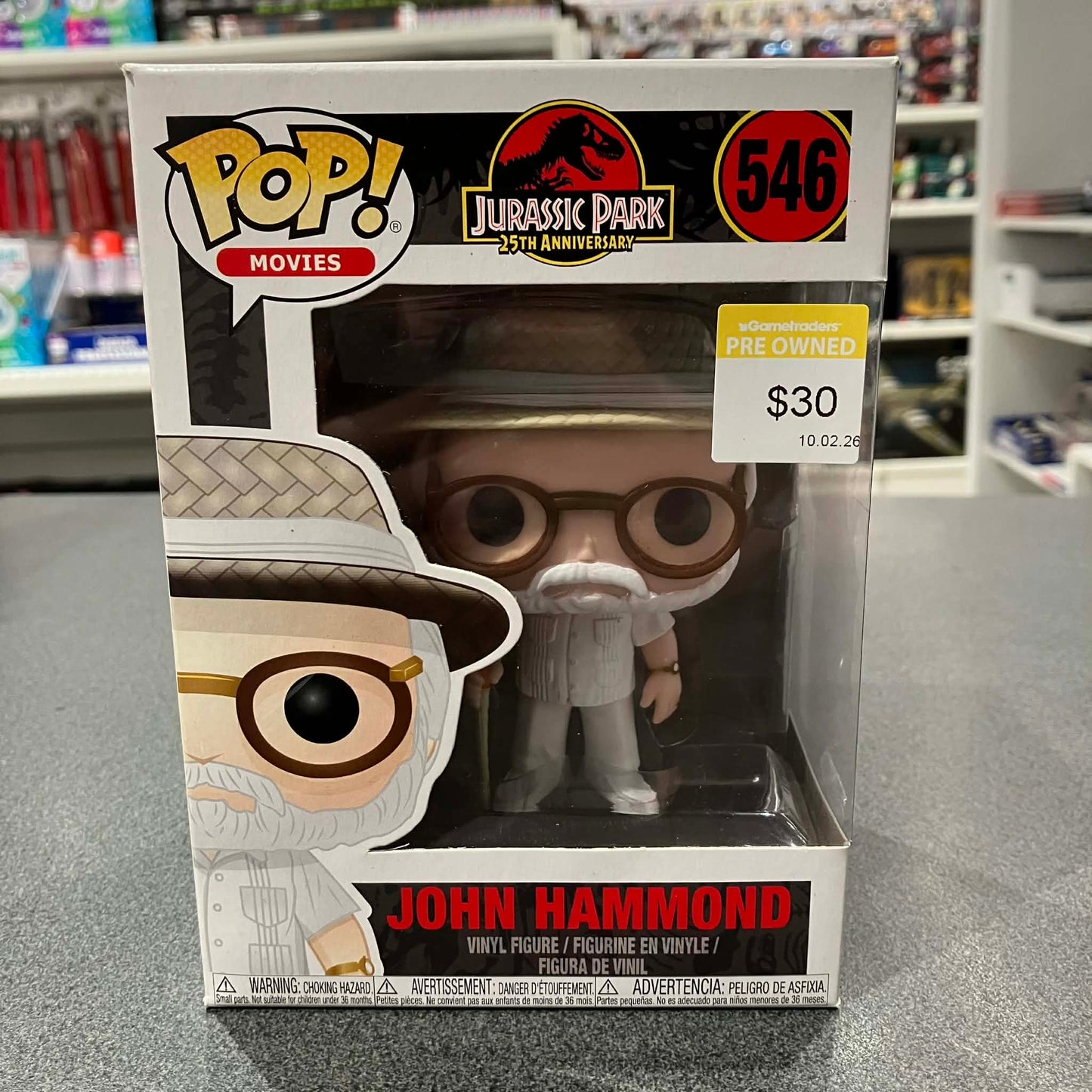 Jurassic Park - John Hammond Pop! Vinyl