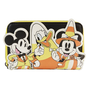 Loungefly - Disney - Minnie Mouse Candy Corn Zip Around Wallet