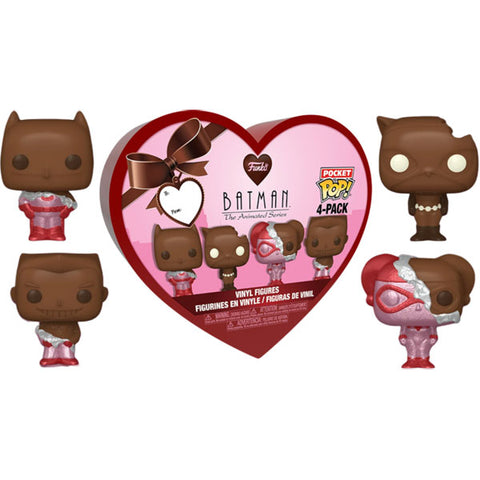 Image of DC Comics: Valentines 2024 - Pocket Pop Heart Box 4-Pack