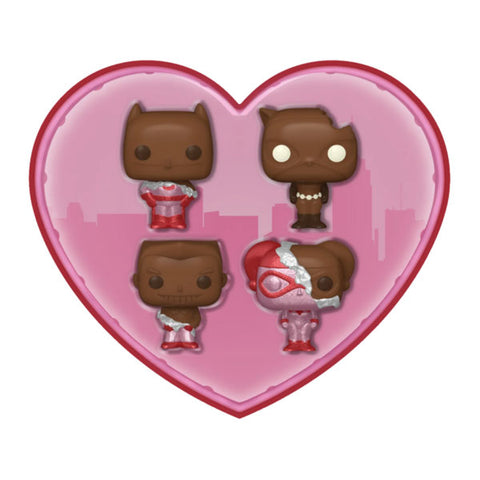 Image of DC Comics: Valentines 2024 - Pocket Pop Heart Box 4-Pack