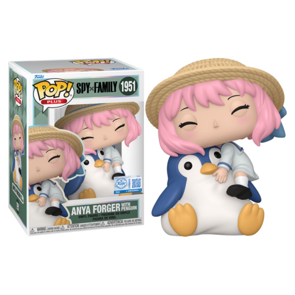Spy x Family - Anya Forger with Penguin US Exclusive Pop! Plus Vinyl