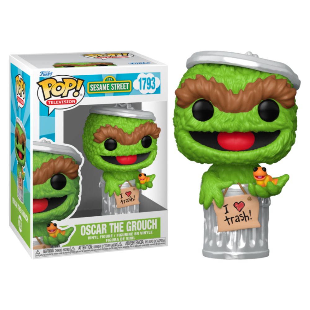 Sesame Street - Oscar the Grouch with Slimey Pop! Vinyl