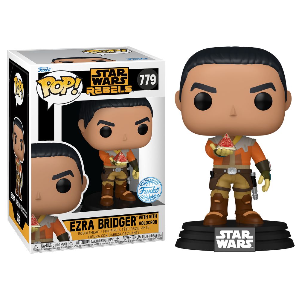 Star Wars: Rebels - Ezra Bridger with Sith Holocron US Exclusive Pop! Vinyl