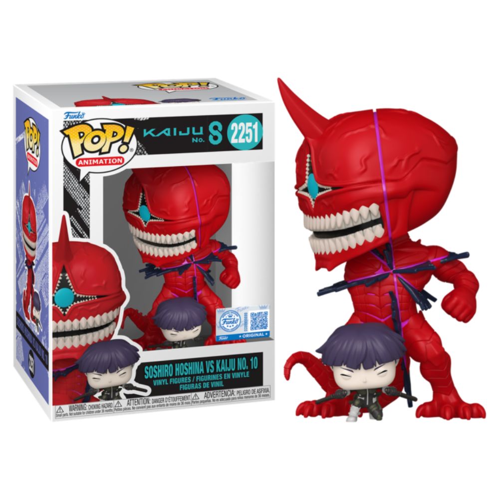 Kaiju No.8 - Soshiro Hoshina vs Kaiju No.10 US Exclusive Pop! Vinyl Plus