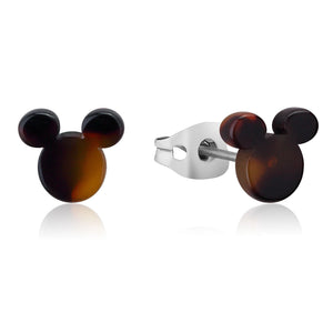 Couture Kingdom - ECC Mickey Mouse Tortoise Shell Stud Earrings