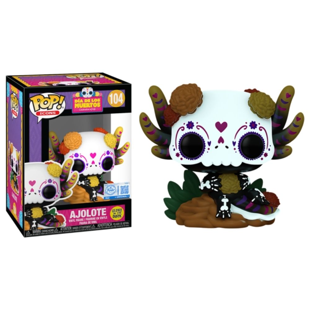 Dia de Los Muertos - Ajolote Glow in the Dark US Exclusive Pop! Vinyl