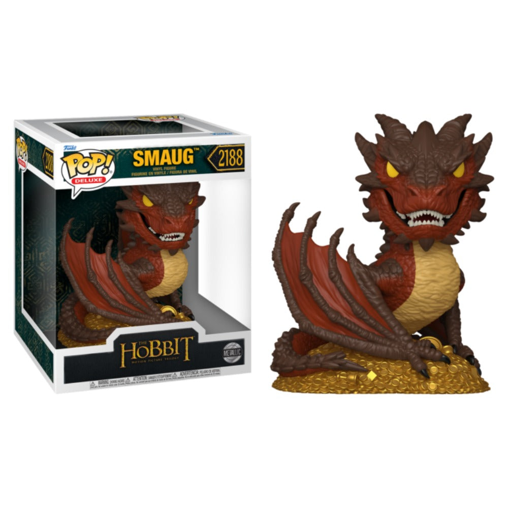 The Hobbit - Smaug Metallic Pop! Vinyl Deluxe