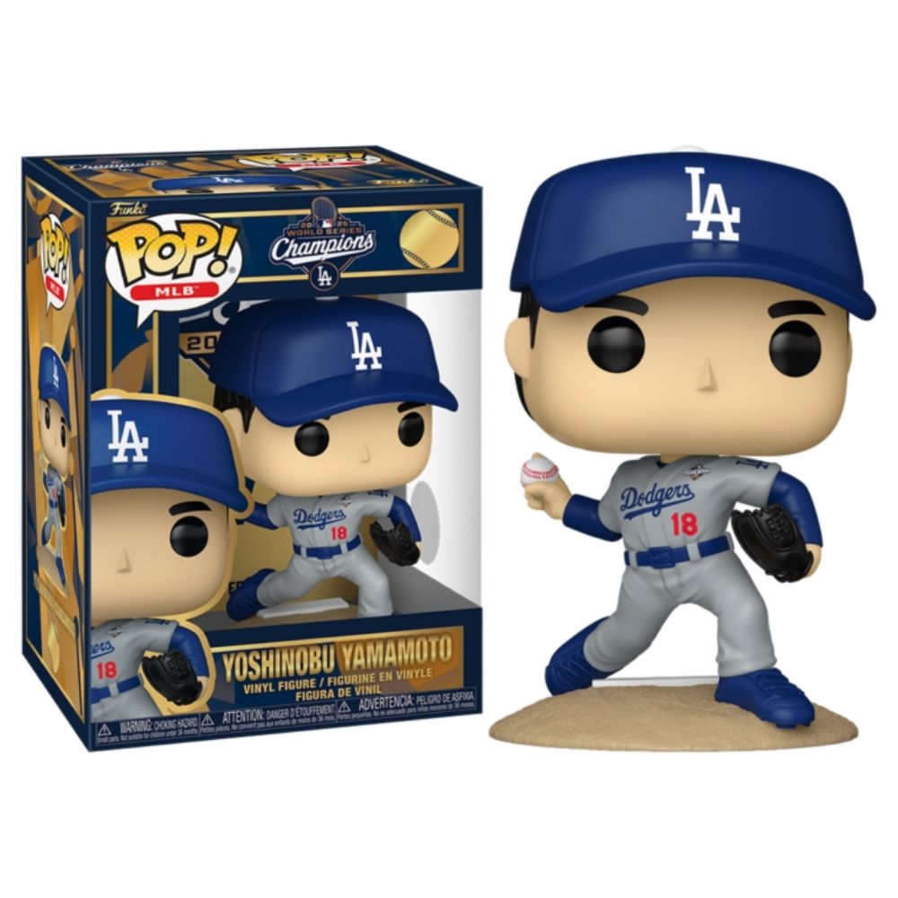 MLB Baseball: Los Angeles Dodgers - Yoshinobu Yamamoto (2025 World Series MVP) Pop! Vinyl