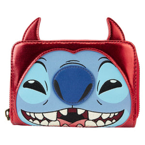 Loungefly - Disney - Stitch Devil Cosplay Zip Around Wallet