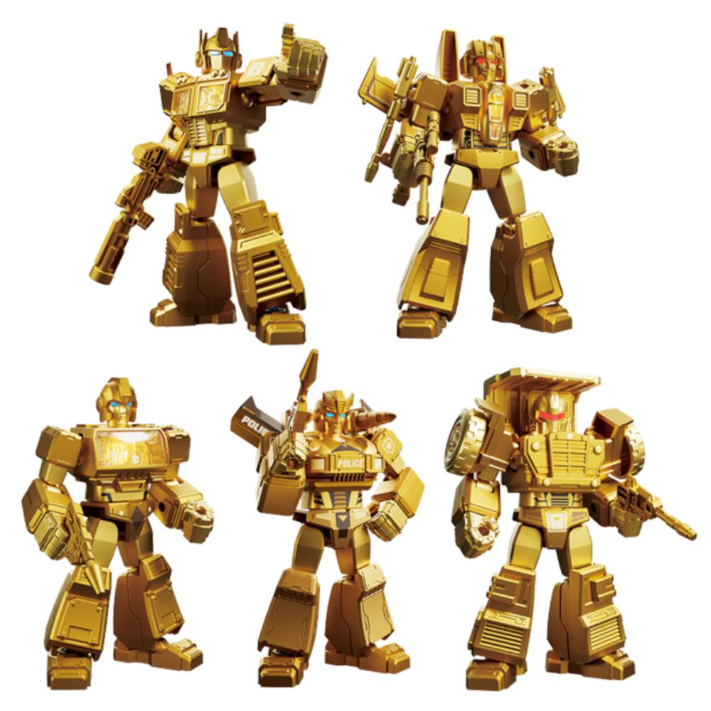 Blokees Figure - Transformers (Model Kit) Transformers XV01 The Golden Lagoon 01 (Luminous Eyes)