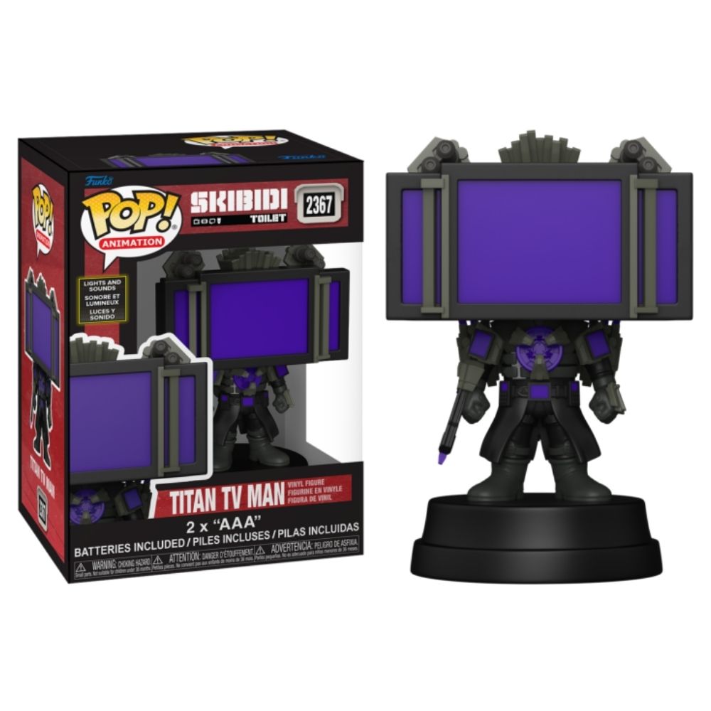 Skibidi Toilet - Titan TV Man with Light & Sound Pop! Vinyl