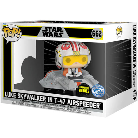 Image of Star Wars Episode V: The Empire Strikes Back - Luke in T-47 Airspeeder US Exclusive Pop! Ride