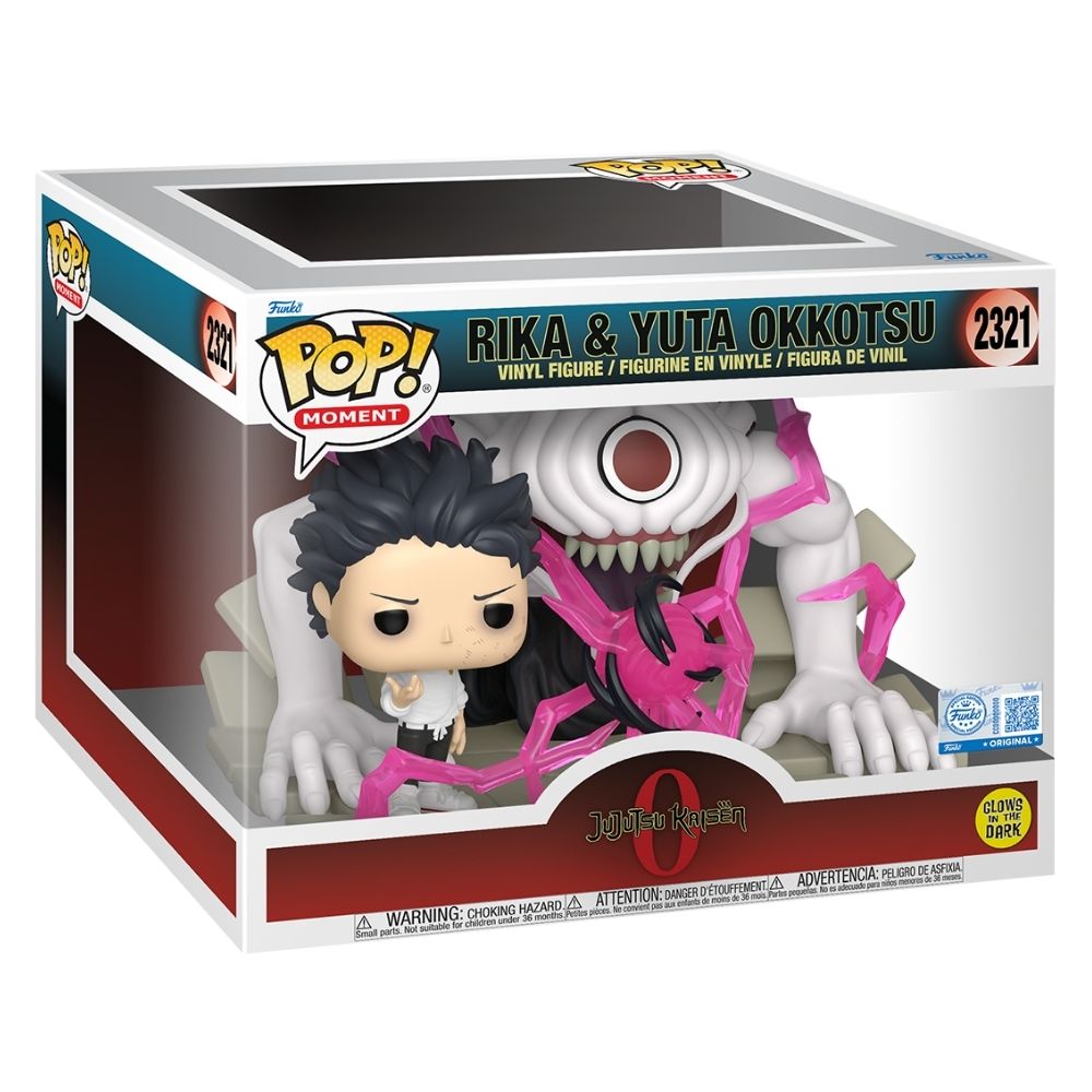 Jujutsu Kaisen 0 - Rika & Yuta Okkotsu Glow in the Dark US Exclusive Pop! Vinyl Moment