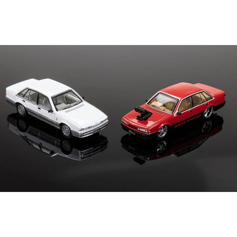 Oz Wheels 1:64 FSD Holden VL Calais R1 Twin Sets Hauling Kids & Ripping Skids