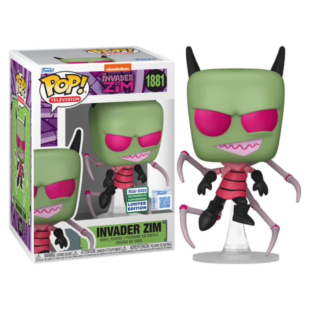 2025 Wondrous Convention - Invader Zim - Invader Zim with Spider Legs US Exclusive Pop! Vinyl