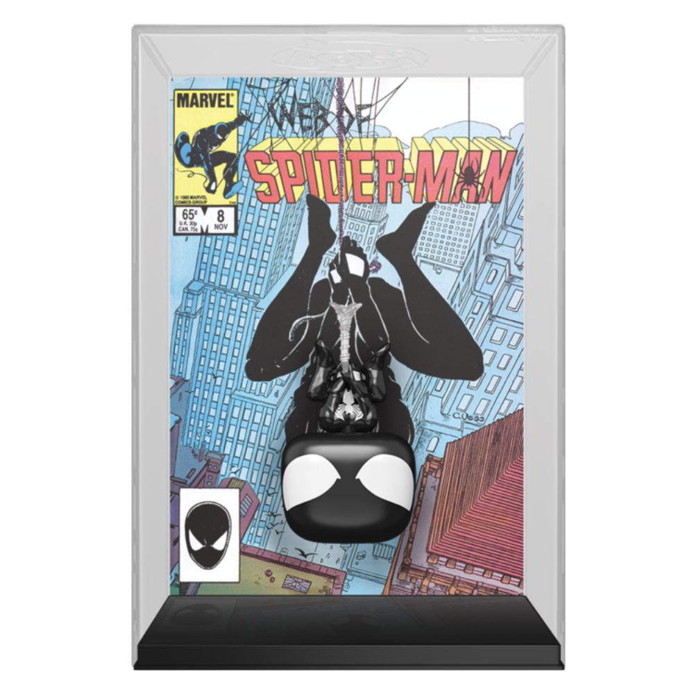 Marvel - Black Suit Spider-Man Web of Spider-Man #08 Pop! Comic Covers Vinyl