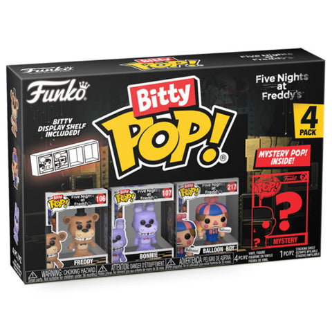 Image of Five Nights at Freddy's - Freddy Bitty Pop! 4-Pack