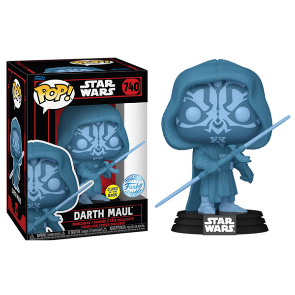 Star Wars: Dark Side - Darth Maul Holo Glow in the Dark US Exclusive Pop! Vinyl