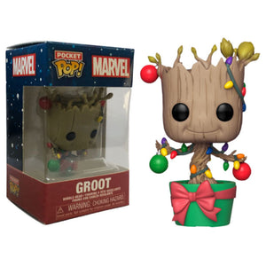 Guardians of the Galaxy - Holiday Groot Pocket Pop! Keychain