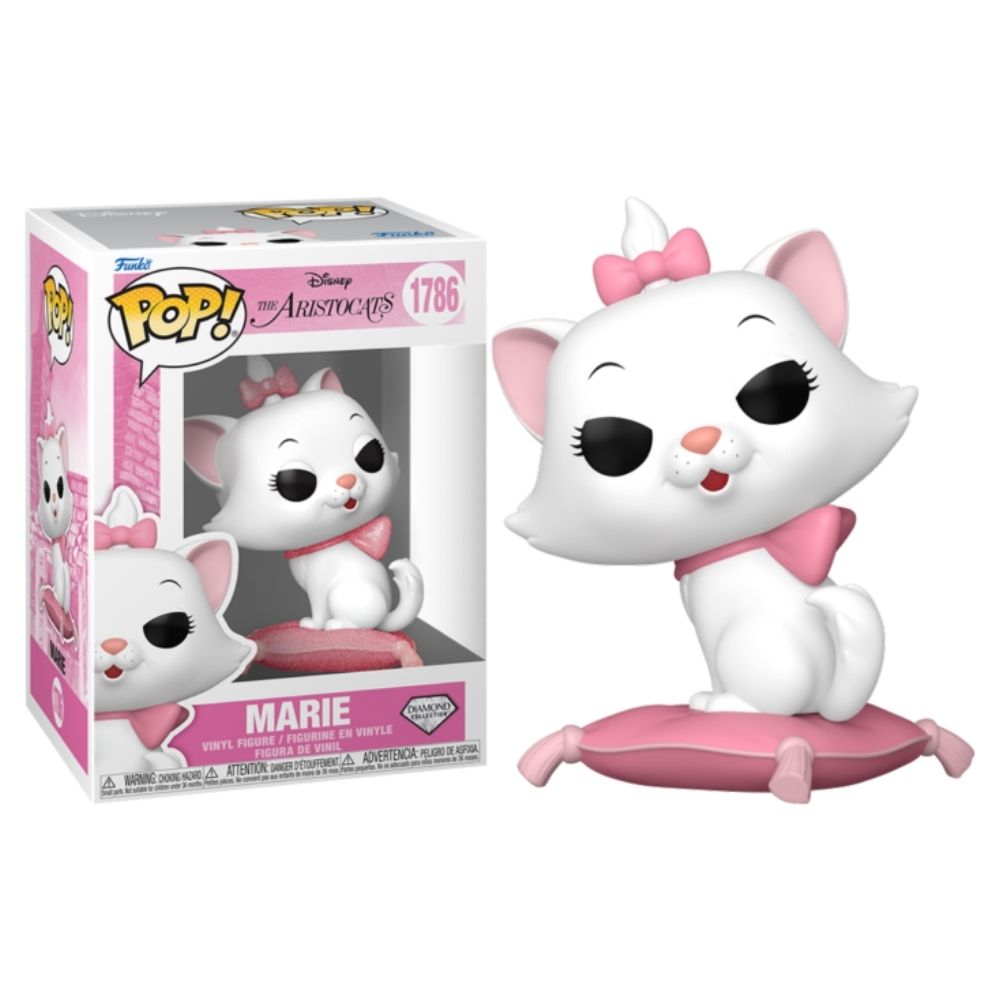 The Aristocats - Marie on Pillow Diamond Glitter Pop! Vinyl